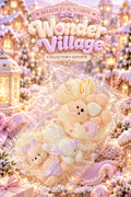SHADUO SQUISHY Wonder Village Collector's Edition Cream Teddy Bow Squishy - cream bow squishy with teddy bears and hearts