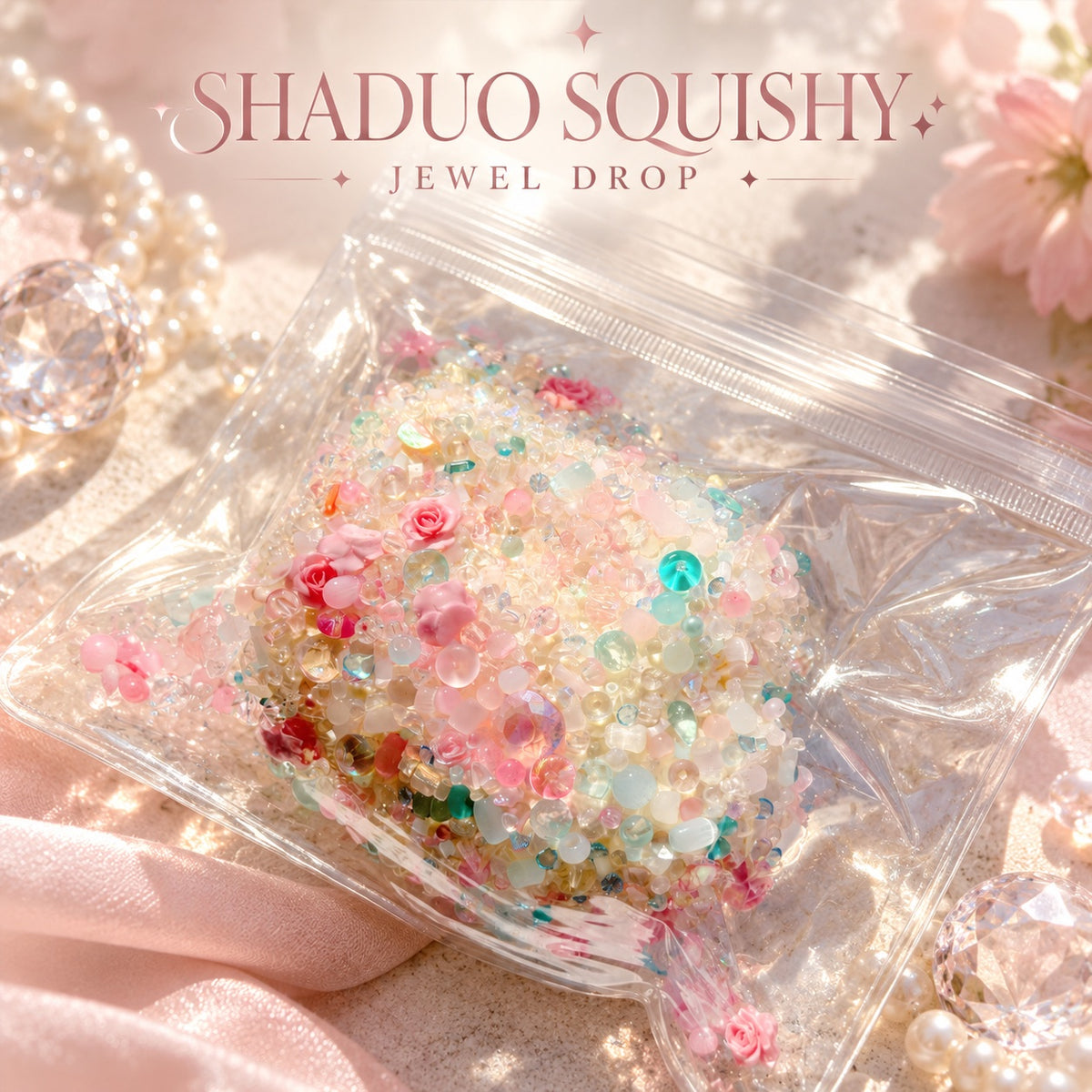 Jewel Drop rose bead squishy, AI cover
