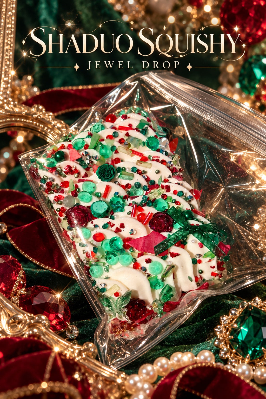 Jewel Drop Christmas squishy, AI cover