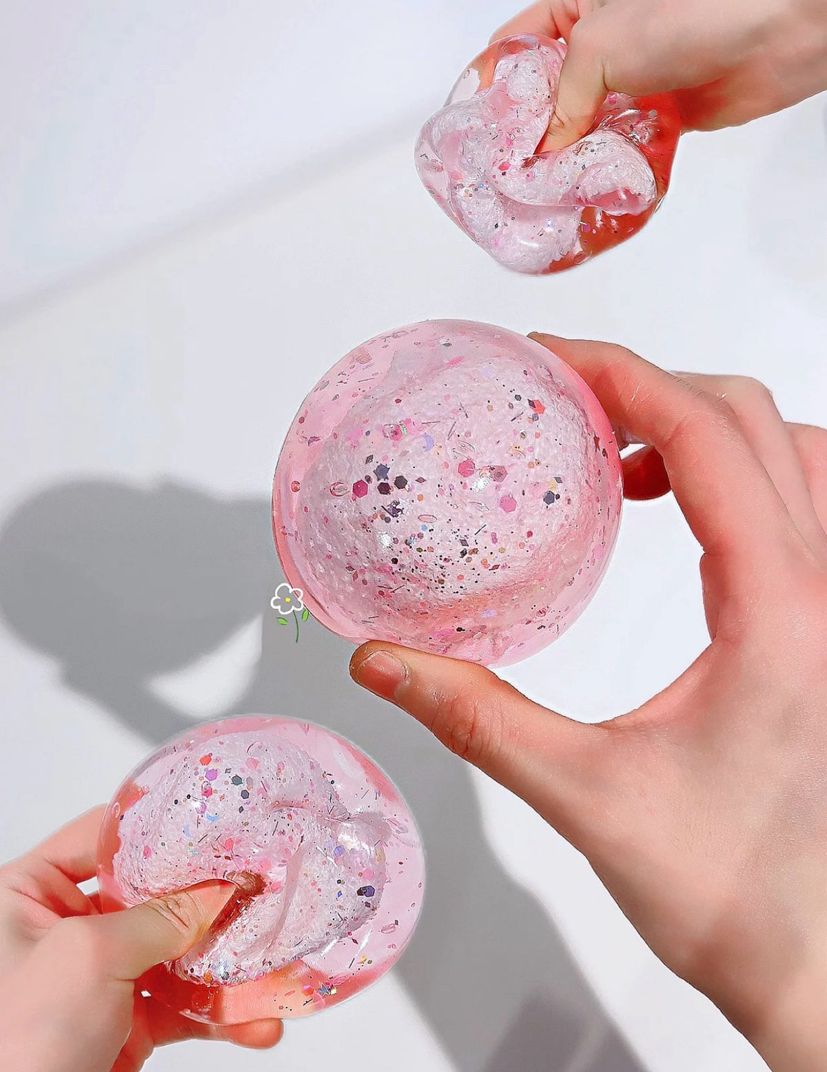 Touch Me Pink Glitter Ball