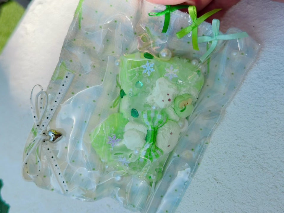 SHADUO SQUISHY Wonder Village Green Bag Squishy