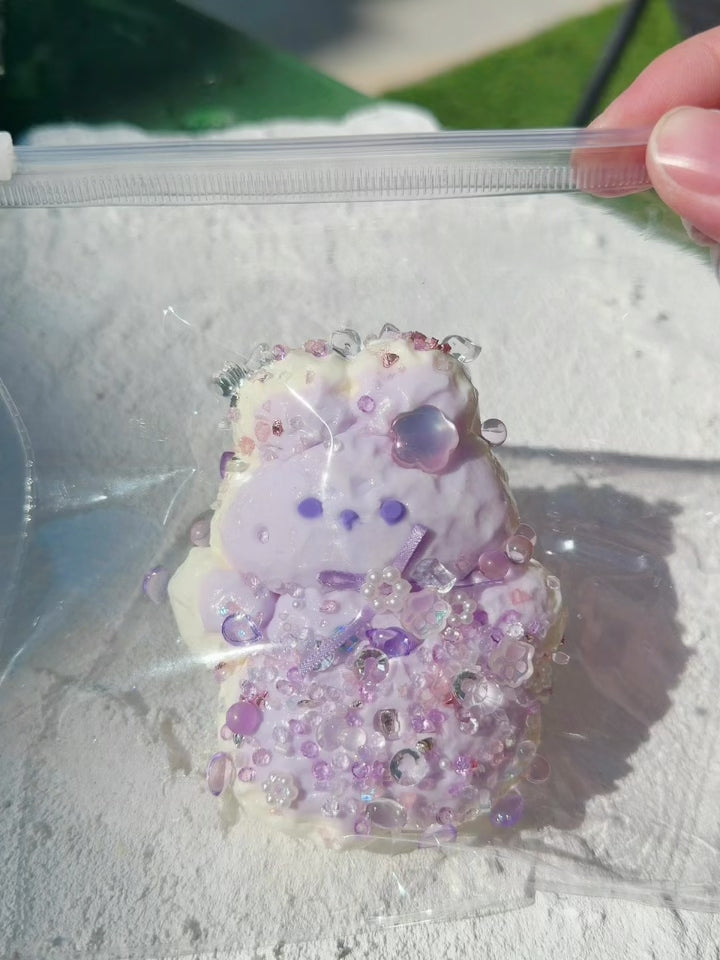 SHADUO SQUISHY Wonder Village Lavender Bear Squishy