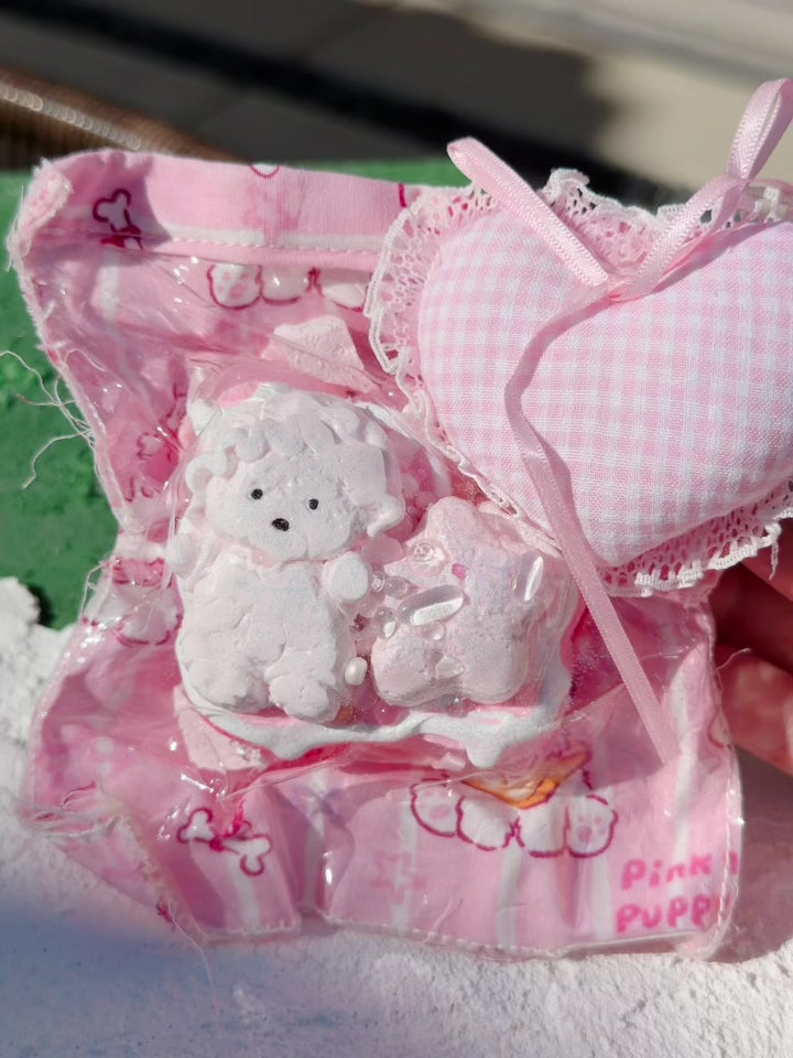 SHADUO SQUISHY Wonder Village Pink Puppy Squishy