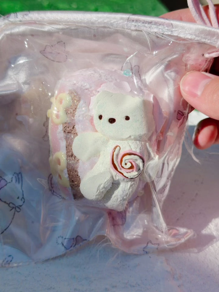 SHADUO SQUISHY Wonder Village Bear Lollipop Squishy