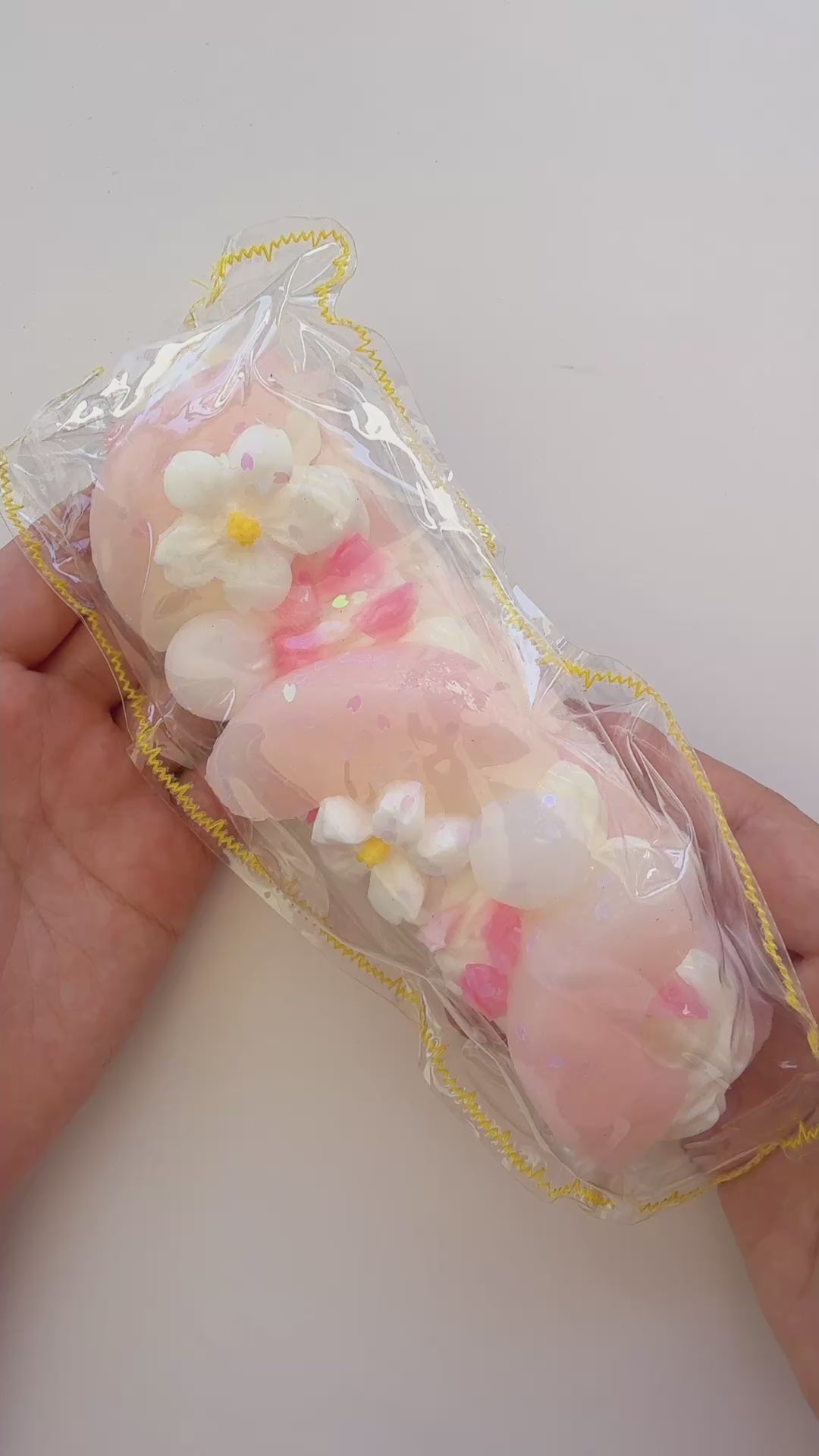 Magical Sakura Peach Slice Squishy