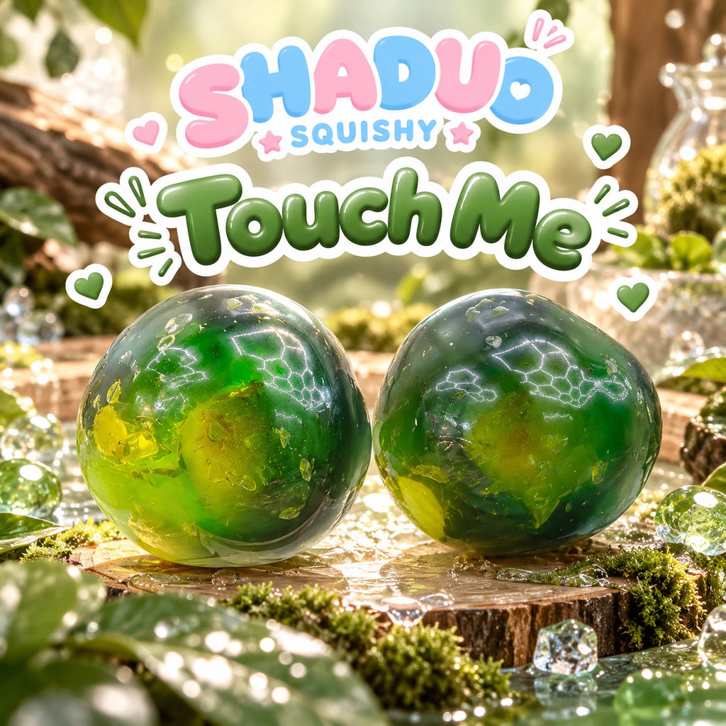 Touch Me Series Vaseline Green Plum Ball Squishy