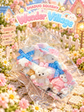 Wonder Village blue bow squishy bag, AI cover