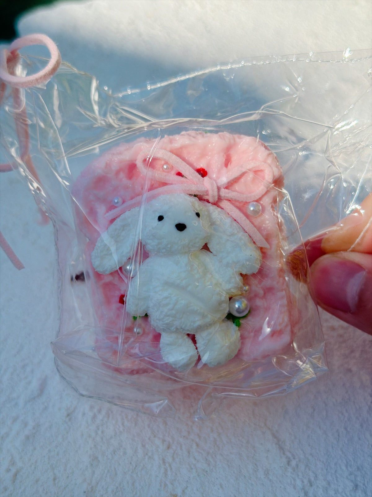 Wonder Village bunny cube squishy, real photo