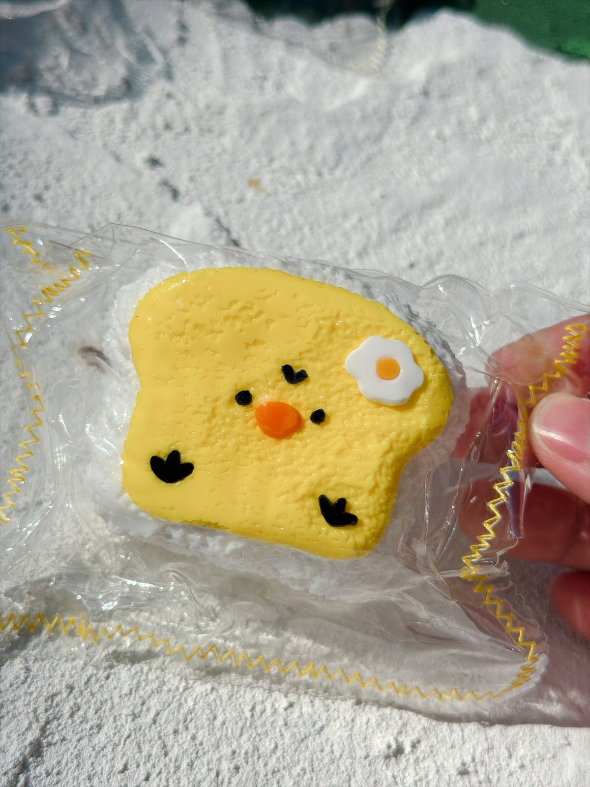 Wonder Village chick toast squishy, real photo