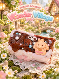 Wonder Village chocolate cake squishy, AI cover