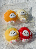 Wonder Village fruit bunny duo squishy, orange and cream set