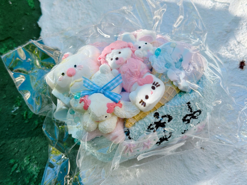 Wonder Village ice cream cone squishy bag, real photo